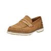 Slipper MUSTANG SHOES "Mustang Shoes Slipper Veloursleder", Herren, Gr. 43, braun (hellbraun), Veloursleder, casual, Schuhe