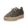 Sneaker PAUL GREEN "Paul Green Sneaker Glattleder", Damen, Gr. 40, grün (olive), Glattleder, casual, Schuhe
