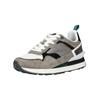 Sneaker BULLBOXER "Bullboxer Sneaker Leder", Herren, Gr. 42, grau (hellgrau), Leder, casual, Schuhe