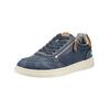 Sneaker MUSTANG SHOES "Mustang Shoes Sneaker Lederimitat", Herren, Gr. 43, blau (dunkelblau), Lederimitat, casual, Schuhe