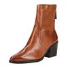Stiefelette PAUL GREEN "Paul Green Stiefelette Glattleder", Damen, Gr. 40, braun (cognac), Glattleder, casual, Schuhe