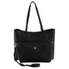 Shopper VALENTINO BAGS "SHOPPING SELENA RE", Damen, Gr. B/H/T: 33,5cm x 27,5cm x 13,5cm, schwarz (nero), Polyurethan, Taschen