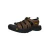 Sandale KEEN "Keen Wanderschuhe Leder/Textil", Gr. 45, braun, Leder, Textil, sportlich, Schuhe