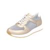 Sneaker REMONTE "Remonte Sneaker Leder", Damen, Gr. 42, gold, Leder, casual, Schuhe