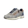 Sneaker MUSTANG SHOES "Mustang Shoes Sneaker Lederimitat", Herren, Gr. 42, grau, Lederimitat, casual, Schuhe