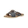 Pantolette MUSTANG SHOES "Mustang Shoes Pantoletten Lederimitat", Herren, Gr. 40, blau (navy), Lederimitat, casual, Schuhe
