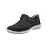 Klettschuh JOSEF SEIBEL "Josef Seibel Halbschuhe Leder", Herren, Gr. 45, blau, Leder, casual, Schuhe