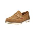 Slipper MUSTANG SHOES "Mustang Shoes Slipper Veloursleder", Herren, Gr. 44, braun (hellbraun), Veloursleder, casual, Schuhe