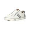 Sneaker MUSTANG SHOES "Mustang Shoes Sneaker Lederimitat", Herren, Gr. 42, weiß, Lederimitat, casual, Schuhe