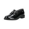 Slipper PAUL GREEN "Paul Green Slipper Glattleder", Damen, Gr. 40, schwarz, Glattleder, casual, Schuhe