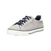 Sneaker MUSTANG SHOES "Mustang Shoes Sneaker Lederimitat", Herren, Gr. 46, grau (hellgrau), Lederimitat, casual, Schuhe