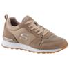 Sneaker SKECHERS "OG 85 - GOLDN GURL", Damen, Gr. 35, braun (hellbraun), Veloursleder, Textil, Synthetik, sportlich, Schuhe, Schnürschuh, Original-Retro-Jogginschuh mit Air-Cooled Memory Foam