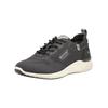 Sneaker MUSTANG SHOES "Mustang Shoes Sneaker Lederimitat", Herren, Gr. 43, grau (dunkelgrau), Lederimitat, casual, Schuhe