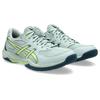 Hallenschuh ASICS "GEL-ROCKET 12", Gr. 49, lichen rock, tranquil teal, Synthetik, sportlich, Schuhe