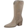 Stiefel PAUL GREEN "Paul Green Stiefel Veloursleder", Damen, Gr. 38, beige, Veloursleder, casual, Schuhe