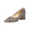 Pumps PAUL GREEN "Paul Green Pumps Veloursleder", Damen, Gr. 39, braun (leopard), Veloursleder, casual, Schuhe