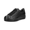 Sneaker PAUL GREEN "Paul Green Sneaker Glattleder", Damen, Gr. 39, schwarz, Glattleder, casual, Schuhe