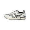 Sneaker MUSTANG SHOES "Mustang Shoes Sneaker Lederimitat/Textil", Herren, Gr. 42, grau (weiß, grau), Lederimitat, Textil, casual, Schuhe