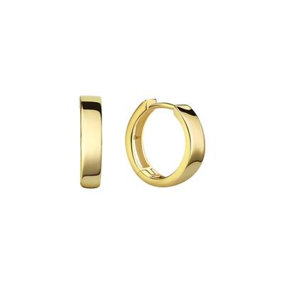 Paar Creolen VIVANCE "333/- Gelbgold glanz", gelb, Ohrringe, Damen, ONE-SIZE, Gold Image