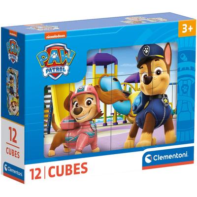 Würfelpuzzle CLEMENTONI "Paw Patrol", bunt, Puzzles, KinderB:16cm H:12cm, Made in Europe, B:16cm H:12cm Image