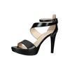 High-Heel-Sandalette NERO GIARDINI "Nero Giardini Sandalen Nappaleder", Damen, Gr. 39, schwarz, Nappaleder, casual, Schuhe