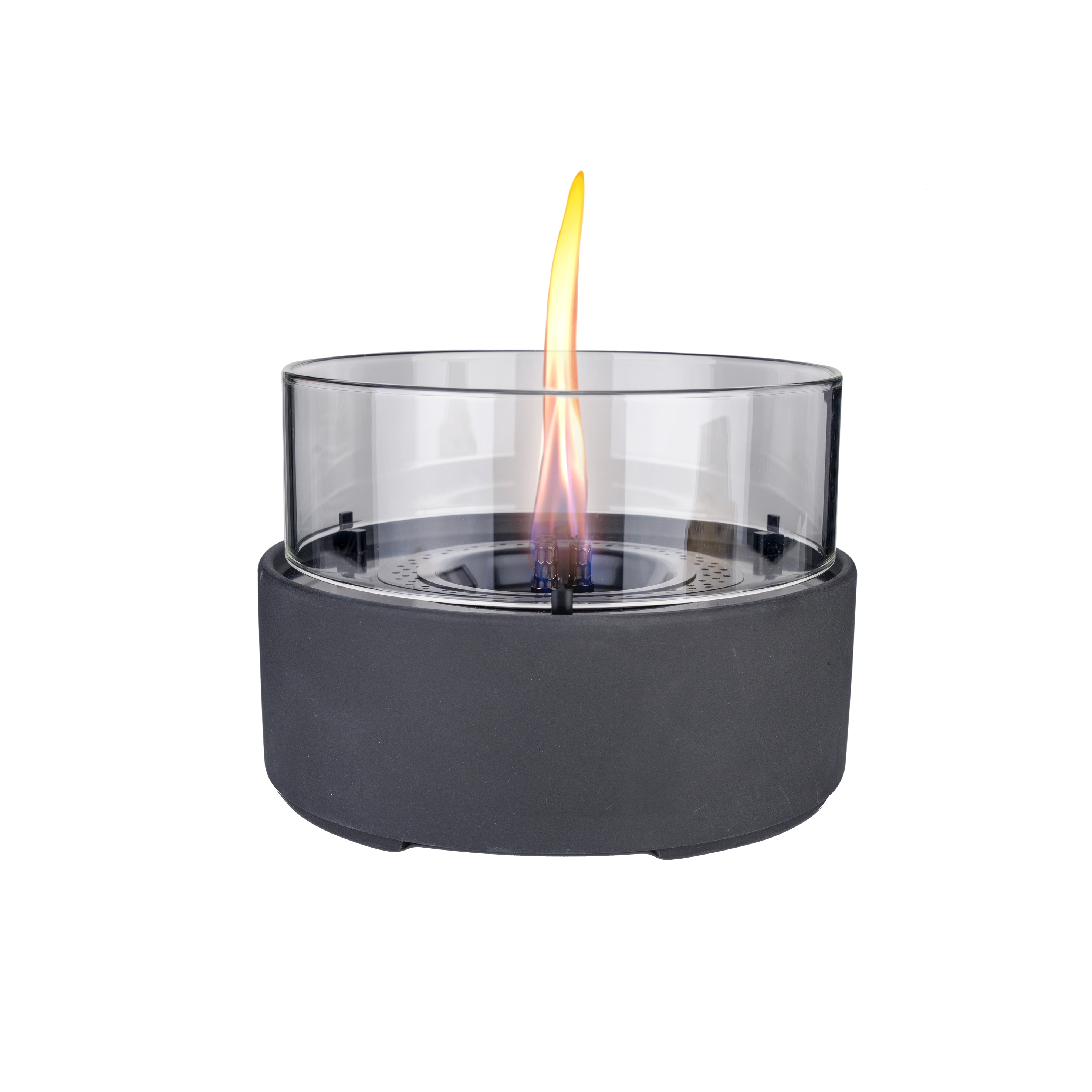 Tischfeuer TENDERFLAME "»BREEZE 18«, Rauch- und rußfrei, in verschiedenen Ausführungen", schwarz, B:20cm H:18cm L:18cm, Edelstahl, Dekokamine Image