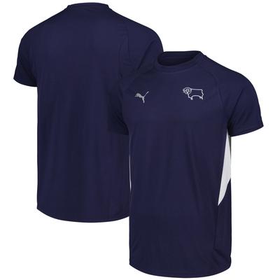 Derby County PUMA Travel T-Shirt - Marineblau Image