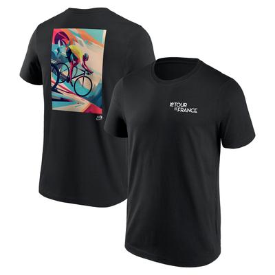 Tour de France Origines Speed Poster Grafik T-Shirt - Schwarz Image