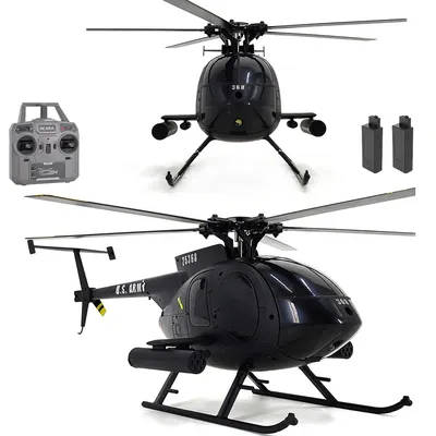 MD500 C189 Remote Control Helicopter Aircraft Add Optical Flow Positioning 6-Axis Gyro Dual Brushless Motors RC Heli for Adults