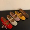Sommer Marke Mary Jane Schuhe für Frauen Mode Niet Wildleder Klassische Retro Braun Casual Weichen Boden Bequeme Damen Wohnungen