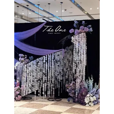 S-Shape Wedding Stage Backdrops Flower Arch Curve Backdrop Welcome Frame Props Stand For Hanging