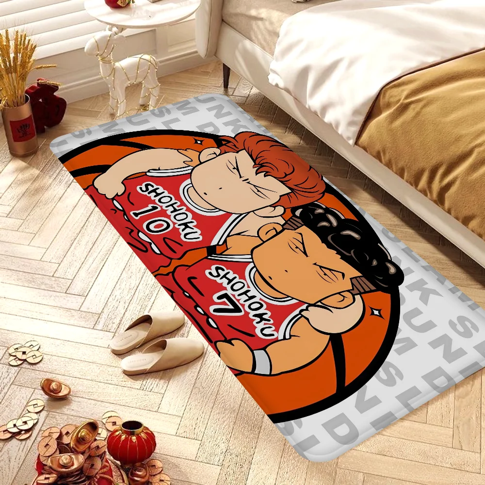 Slam Dunk Bodenmatte, Badezimmermatte, Kinderzimmer, Schlafzimmer, Dekoration, Balkon, rutschfeste Fußmatte, Wohnzimmer, Nachttisch, Teppiche Image