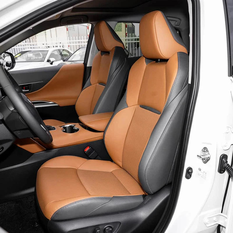 Maßgeschneiderte Autozubehör-Sitzbezüge, 5-Sitzer-Leder für Toyota Venza LE XLE Limited Nightshade Edition Image