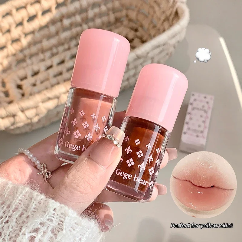 Gege Bear Pure Lip Gloss – feuchtigkeitsspendender, wässriger, spiegelklarer, langlebiger Lippenstift Image