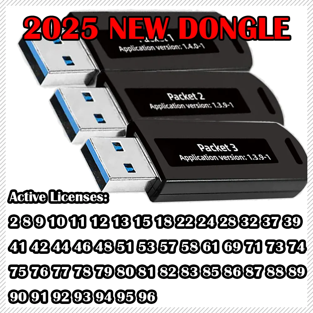 2025 USB-Dongle V1.40-Module für SM2 Pro J2354 67 in 1 für viele ECU-Programmierer für PCM-Master PCMTool Pcmtuner EEPROM Nur Dongle Image