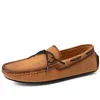 Hand gefertigte Lederschuhe Leder Herren schuhe Casual Fashion rutsch feste Herren flache Schuhe Frühling und Sommer neue Extra größe
