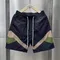 Jeans larghi Pantaloncini di jeans Uomo Pantaloncini da boxe Abbigliamento da uomo Jorts Maccabi Haifa Marche di lusso larghe Abbigliamento uomo Y2k