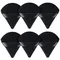 Schwarz Dreieck Puderquaste Gesichts Make-Up Schwamm Weiche Samt Kosmetik Puff Mixer Schönheit Foundation Make-Up Schwamm Make-Up Zugang