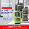 MOTOLOLA walkie talkie 10W multi banda Bluetooth programma sfarfallio riduzione del rumore sfarfallio portatile AM FM radio amatoriale 6000mAh bat
