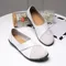 Women's Sneakers New Spring Casual Leather Women Singles Shoes in Large Size with Soft Sole for Comfortable Hiking Luxury Loafer