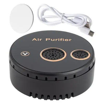 Air Purifier Car Portable Air Purifier Small Room Diffuser Silent Smell Cleaner Machine Odor Remover For Bedroom SUV RV