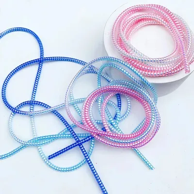 1/3/10pcs Laser Fantasy Mermaid Telephone Data Protection Rope Color Advanced Environmental