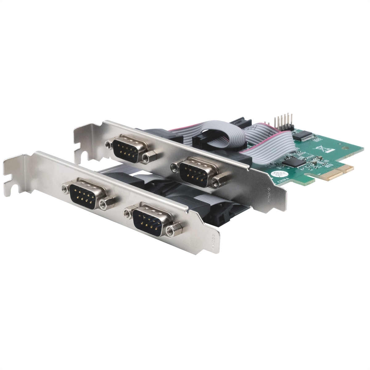 EXSYS EX-46014 4S Seriell RS-232 PCIe Karte Image