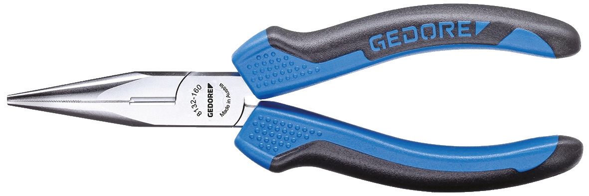 GEDORE Flachrundzange 160 mm 2K-Griff, 8132-160 JC Image