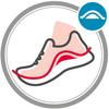 Sneaker RIEKER SPORT "San Diego Swing2GO", Damen, Gr. 45, schwarz (schwarz uni), Leder, unifarben, sportlich, Schuhe, Retro-Sneaker, Freizeitschuh, Halbschuh mit herausnehmbarem Fußbett