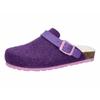 Clog LICO "Hausschuh Clog Kids Warm", Gr. 37, lila, Filz, Schuhe