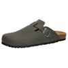 Clog LICO "Pantolette Bioline Clog Soft", Gr. 46, grün, Synthetik, Schuhe