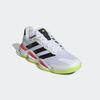 Handballschuh ADIDAS PERFORMANCE "STABIL 16 INDOOR", Gr. 47, cloud weiß, aurora metallic, aurora plum, Textil, Synthetik, sportlich, Schuhe