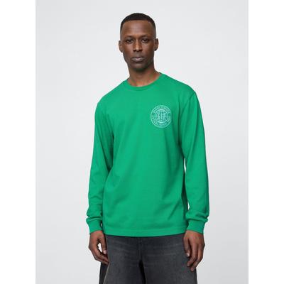 Gap Green Long Sleeve 100% Cotton World Logo T-Shirt
