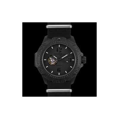 Armourlite Caliber Series Automatic Blackout Watch with Black Nylon Band Black AL1204